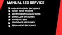 provide high authority dofollow  backlinks in monthly off page SEO service