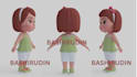 3d cartoon character modeling, 3d cartoon character design, 3d modeling
