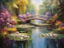 handrawn landscape in oil or acrylic on canvas