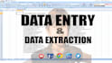 do web scraping data entry data extraction