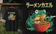 create anime or japanese t shirt design illustration