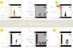 create site analysis, design process and exploded diagram