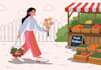 create custom flat design illustration