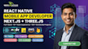 develop a react native and nodejs application with mongodb