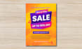 do eye catching discount sale poster and flyer designs for boost your promotion
