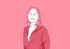 create monochromatic line art portrait