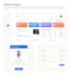 design dashboard, web app, CRM and admin panel UI in figma