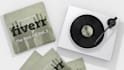 create 3d visualisation of lp vinyl record cover