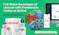 develop mobile apps backend in PHP laravel with UI in flutter and react native