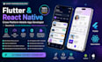 develop flutter and react native mobile app UI frontend developer