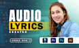 create great and professional music lyrics video, animated lyrical video