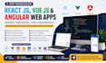 develop react js vue js angular js frontend web application