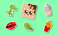 create awesome sticker, patch, label and chibi designs