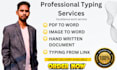 be your fast typing job and proofreading as a pro typist
