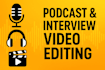 edit youtube talking head, podcast, and interview videos
