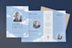 design funeral program, obituary, event and memorial flyer