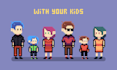 create your own pixel avatar, and you can customize it
