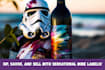 design a premium wine label ready for print and production
