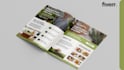 design creative digital brochure pdf print ready bifold, trifold