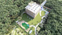 design 3d landscape backyard patio garden frontyard pool site plan model render