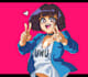 do simple painted anime digital art