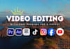 do professional youtube video editing and instagram reels