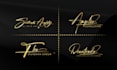 fast design signature logo, cursive, scripted, signatures