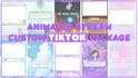create an animated custom tiktok overlay for you