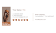 professional clickable HTML email signature