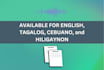 transcribe audio and video in english tagalog cebuano