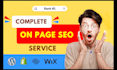 complete on page SEO services on page optimization for ranking 1