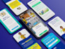 design a mobile app with a UX UI concept in figma