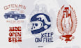 do vintage, streetwear, and motorcycle tshirt designs