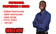 do proofreading,proofreading german text profreading english and book editing