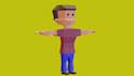 model 3d low poly characters