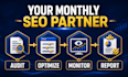 manage and optimize your wordpress website SEO monthly