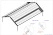 design solar panel array plant with mounting details