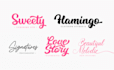 design a premium hand lettering logo