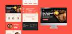 design html css landing page and HTML CSS bootstrap website