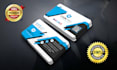do outstanding business card design with multiple concepts