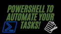create powershell scripts to automate your workflows