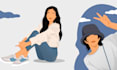 draw faceless minimalist portrait illustrations for you