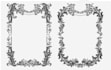 create an etching style wedding crest or illustration