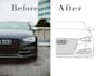 create a clean vector outline line art from your photo