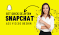 design viral snapchat video ads and posts
