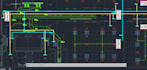 design hvac system , autocad 2d with cooling load calculation
