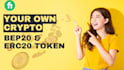 develop professional custom erc20,bep20 token smart contract