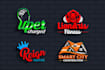 do modern attractive 3d unique business logo design
