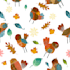 create an illustrated repeating pattern tile