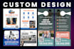 be your graphic designer for custom, editing, and redesign projects